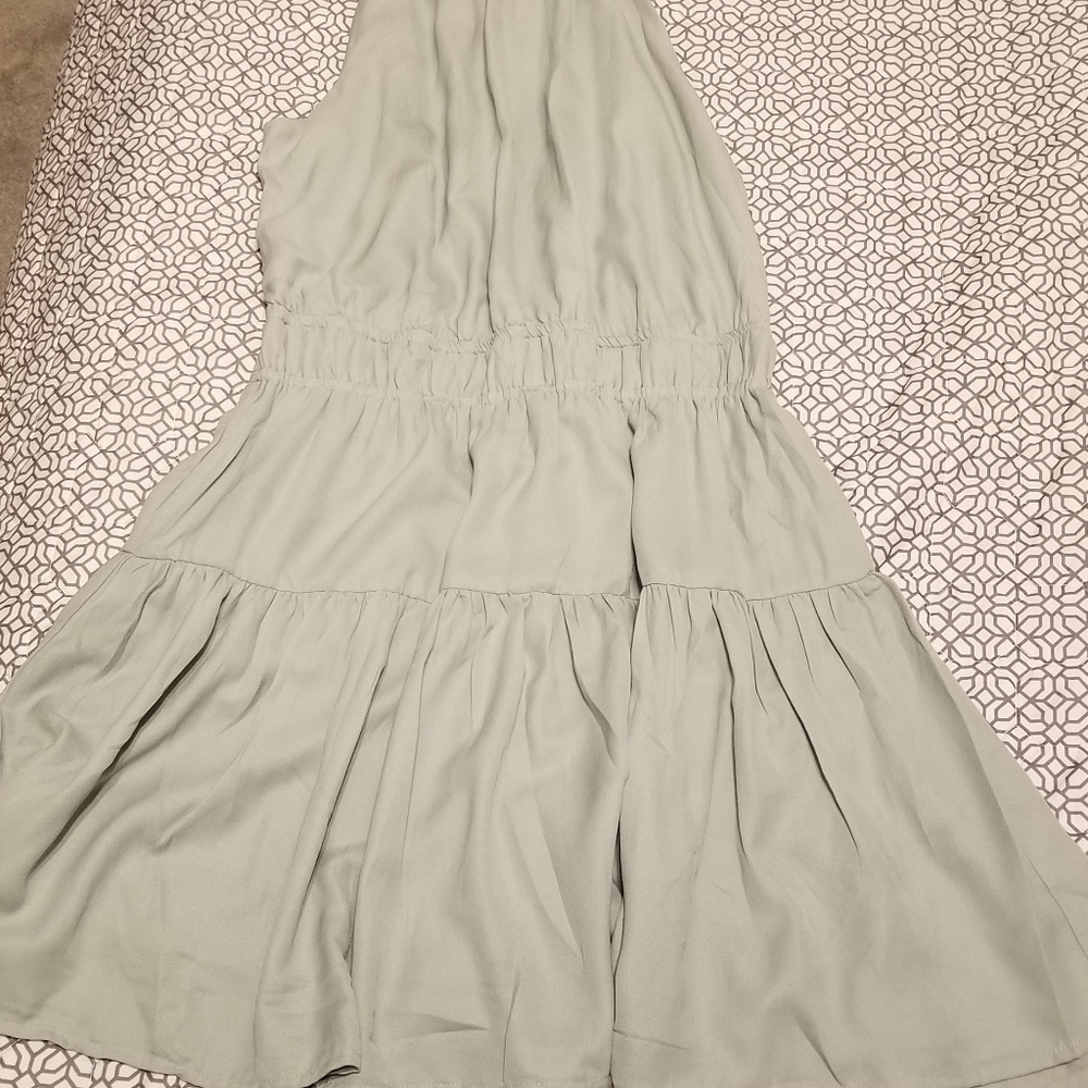 Japana, light green mini dress, size L